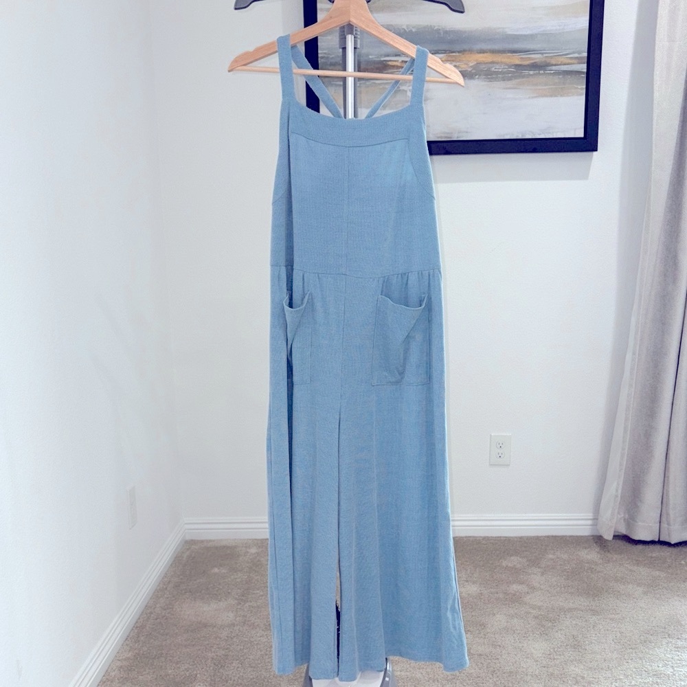Stylish Blue Jumpsuit
